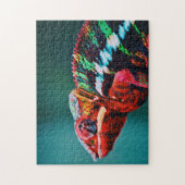 Puzzle Couleur Changement arc-en-ciel Chameleon Reptile (Vertical)