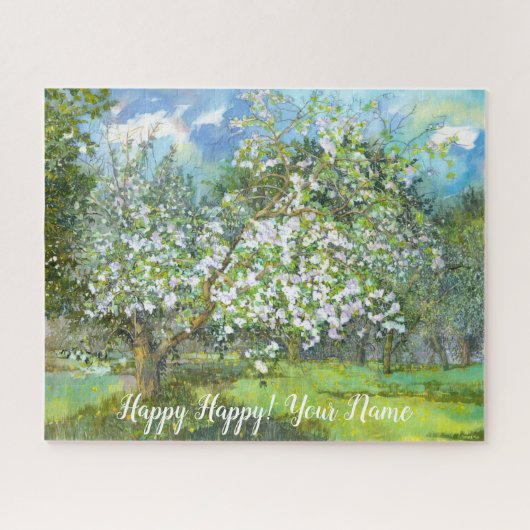 Puzzle Couleur d'aquarelle fleurie (Horizontal)