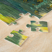 Puzzle Couleur d'aquarelle solaire sur soie (Côté)