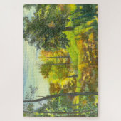 Puzzle Couleur d'aquarelle solaire sur soie (Vertical)