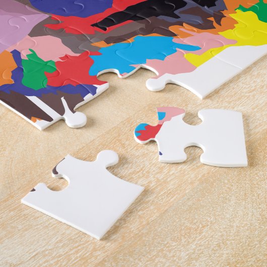 Puzzle Couleur de berger allemand (Côté)