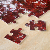 Puzzle Couleur de changement des Feuilles rouges (Côté)
