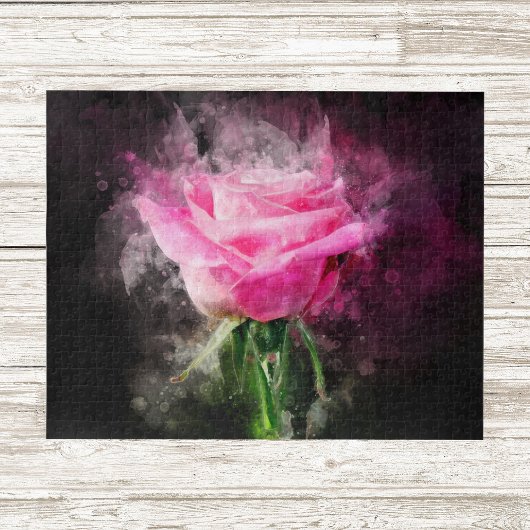 Puzzle Couleur de fleur rose - bb
