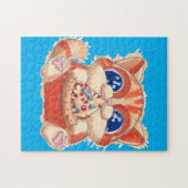 Puzzle Couleur de pizza pour manger des chats (Horizontal)