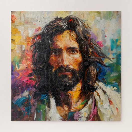 Puzzle Couleur de religion Jésus Christ (Vertical)