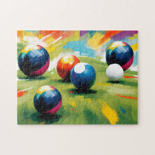 Puzzle Couleur Des Boules De Pelouse,