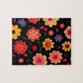 Puzzle Couleur florale mignonne (Horizontal)