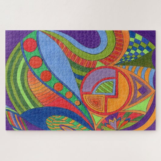 Puzzle Couleur géométrique 2 (Horizontal)