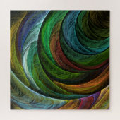 Puzzle Couleur Gloire Moderne Art Abstrait Motif Élégant (Horizontal)