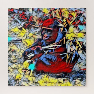 Puzzle Couleur - Gorilla Baby