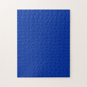Puzzle Couleur solide de cobalt électrique Classic Eleg