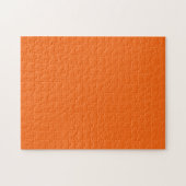 Puzzle Couleur solide de tigre orange (Horizontal)