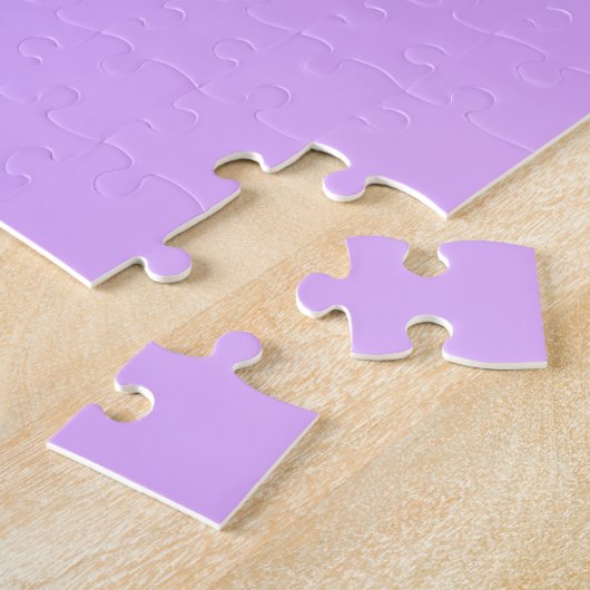 Puzzle Couleur solide Mauve (Côté)