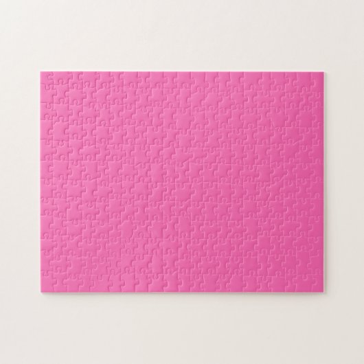 Puzzle Couleur solide rose chaud (Horizontal)
