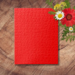 Puzzle Couleur solide rouge | Classique | Élégant | tenda<br><div class="desc">Couleur solide rouge | Classique | Élégant | tendance | Style</div>