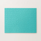 Puzzle Couleur solide turquoise moyenne (Horizontal)