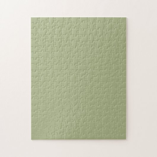 Puzzle Couleur solide verte de couleur de sable (Vertical)