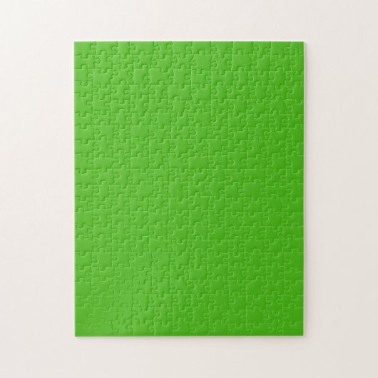 Puzzle Couleur solide verte Kelly (Vertical)