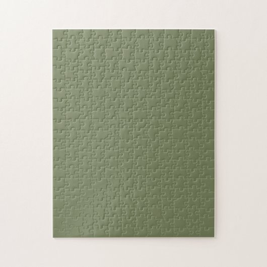 Puzzle Couleur solide verte Sage (Vertical)