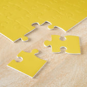 Puzzle Couleur uni jaune soleil | Classic Elegant (Côté)