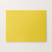 Puzzle Couleur uni jaune soleil | Classic Elegant (Horizontal)