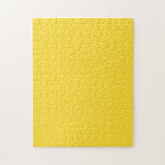 Puzzle Couleur uni jaune soleil | Classic Elegant (Vertical)