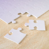Puzzle Couleur violette ombrée (modifiable) et votre text (Côté)