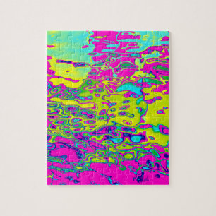 Puzzle Couleur vive Fou coloré Abstrait Motif
