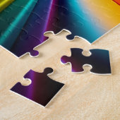 Puzzle Couleurs 3D Rayons Géométrique Abstrait (Côté)
