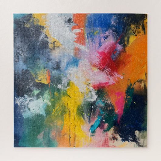 Puzzle Couleurs arc-en-ciel Art Abstrait (Vertical)