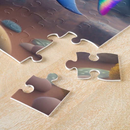 Puzzle Couleurs arc-en-ciel Cute Big Shark (Côté)