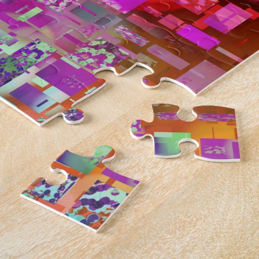 Puzzle Couleurs cg numériques en pixels de l'art abstrait (Côté)