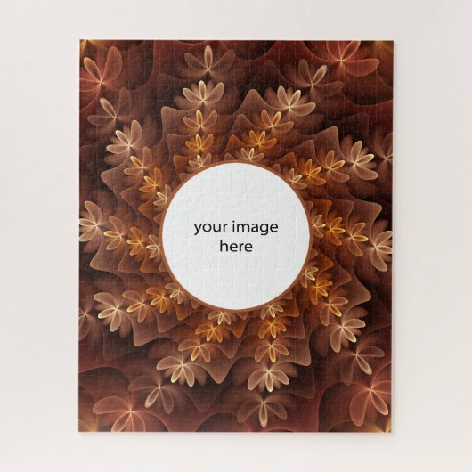 Puzzle Couleurs Chaudes, Art Abstrait Moderne Fractal Pro (Vertical)