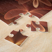 Puzzle Couleurs Chaudes, Art Abstrait Moderne Fractal Pro (Côté)