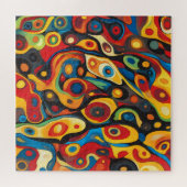 Puzzle Couleurs chaudes psychédéliques (Horizontal)