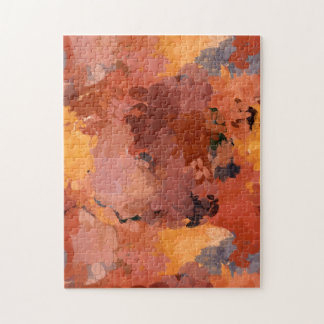 Puzzle Couleurs d'automne Abstraites en terre cuite