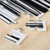 Puzzle Couleurs D'Automne Arbres Silhouettes Splashed Pou (Côté)