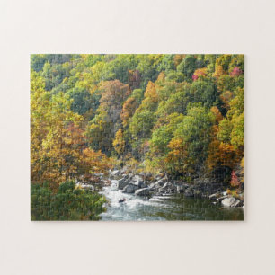 Puzzle Couleurs d'automne au parc d'État d'Ohiopyle
