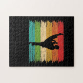 Puzzle Couleurs de ceinture karaté Silhouette (Horizontal)