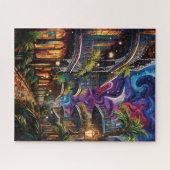 Puzzle Couleurs de Fantasy Mardi Gras (Horizontal)