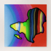 Puzzle Couleurs de la carte Afrique (Horizontal)