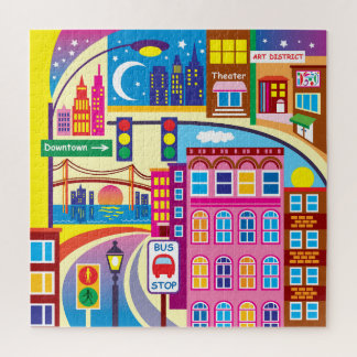 Puzzle Couleurs de la ville