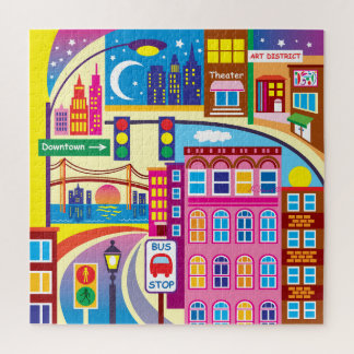 Puzzle Couleurs de la ville