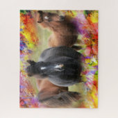 Puzzle Couleurs des chevaux (Vertical)