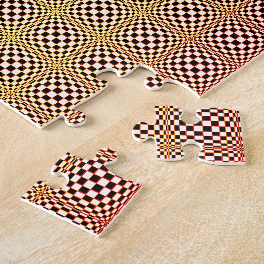 Puzzle Couleurs d'illusion optique (Côté)