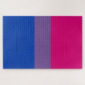 Puzzle Couleurs du drapeau de fierté bisexuelle de Slippe (Horizontal)