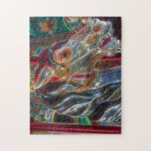 Puzzle Couleurs électriques Fiery Steed Carousel Horse Ar (Vertical)
