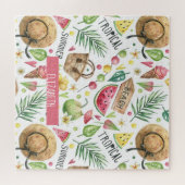 Puzzle Couleurs Filles Relaxation Plage (Horizontal)