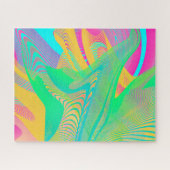 Puzzle COULEURS FLUO - Art Fractal - (Horizontal)