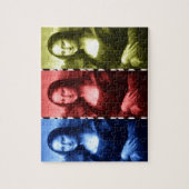 Puzzle Couleurs primaires de poster de animal de Mona (Vertical)